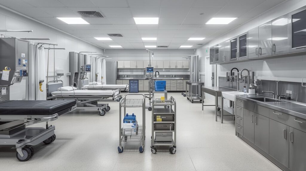 Stainless steel hospital furnitures