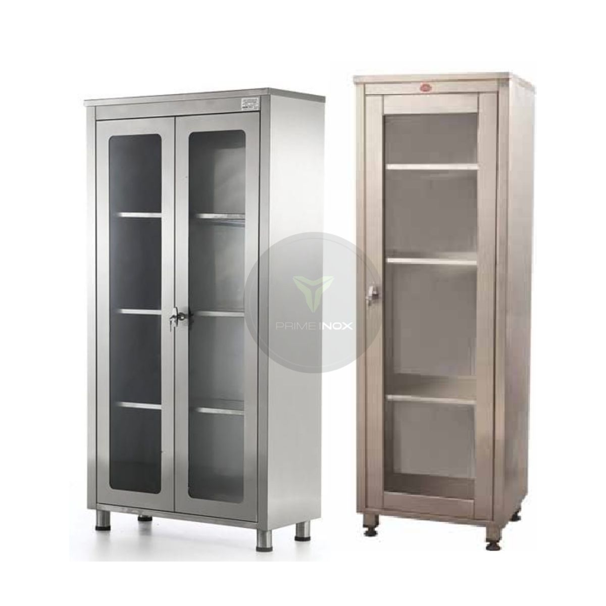 stainless steel upright cabinets