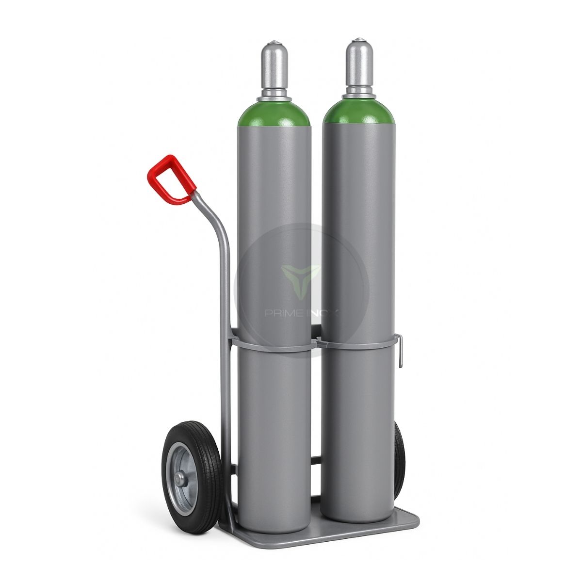 oxygen cylinder trolley double cylinder