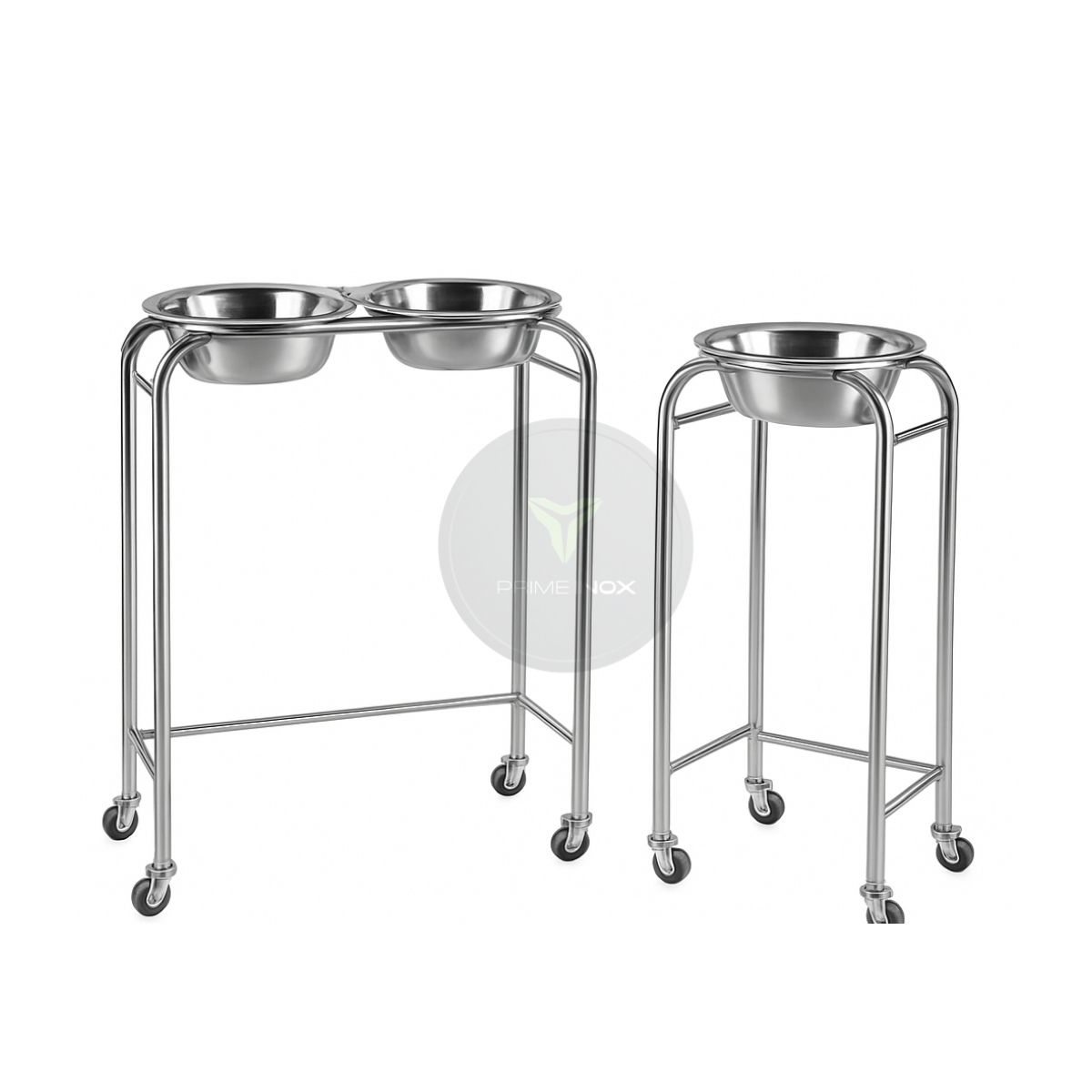 stainless steel bowl stand trolley