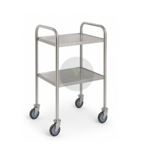 stainless steel compact dressing trolley