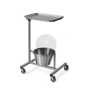 stainless steel mayo stand with bowl holder