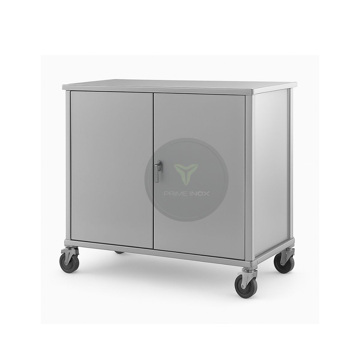 stainless steel mobile storage cabinet doors