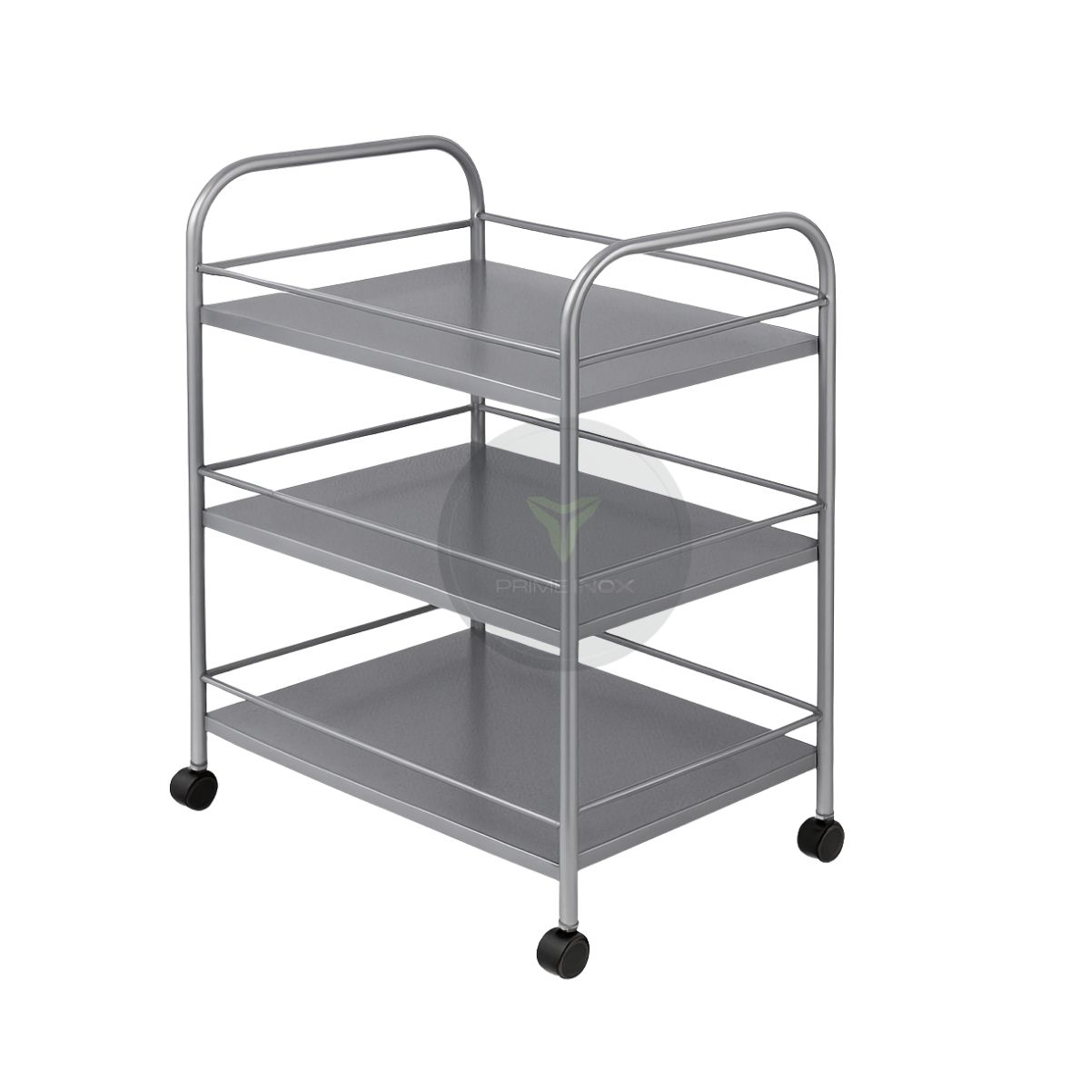 stainless steel three tier utility trolley