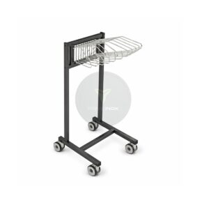 mobile apron stand with hooks and wheels for hospital use