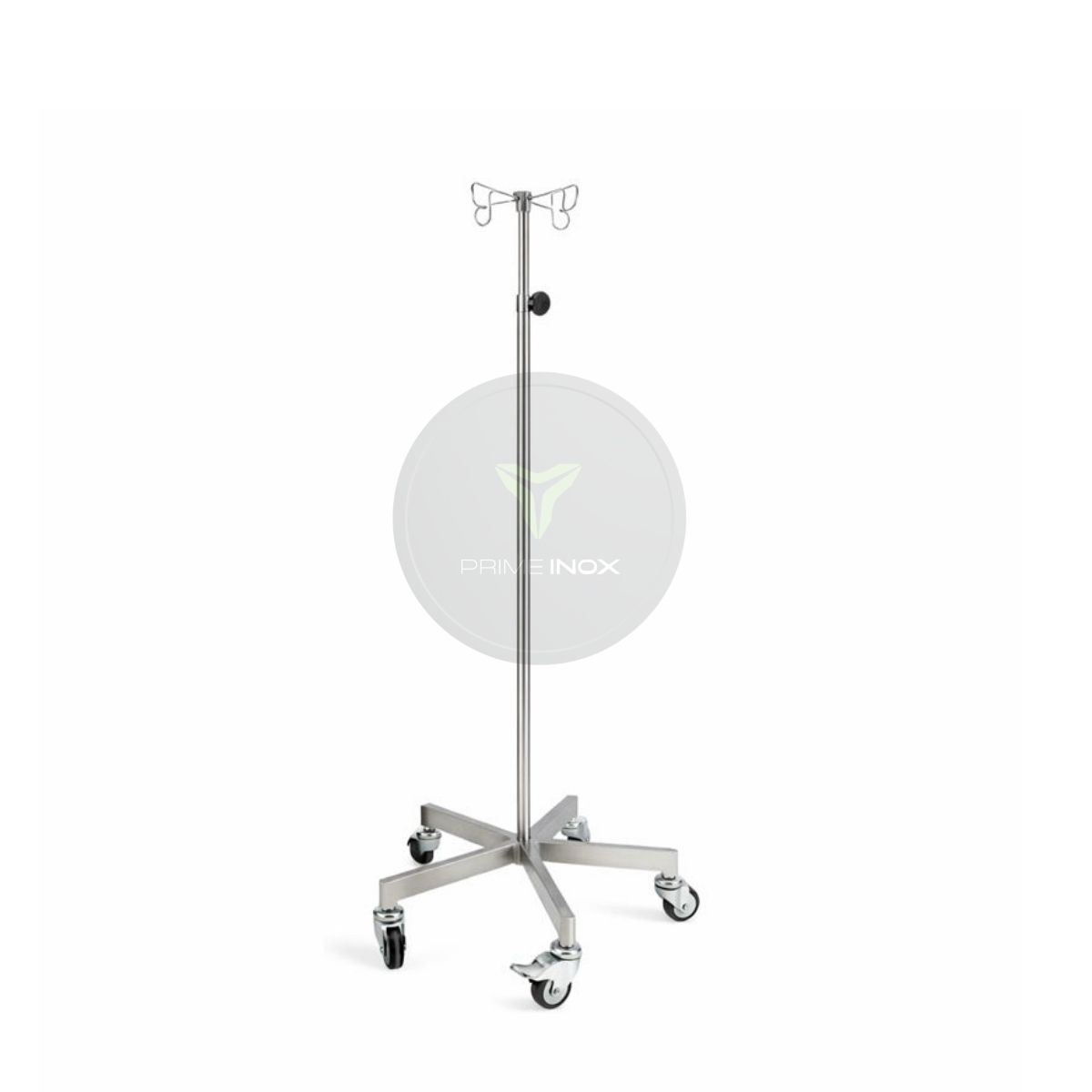 stainless steel iv stand with adjustable height and wheels