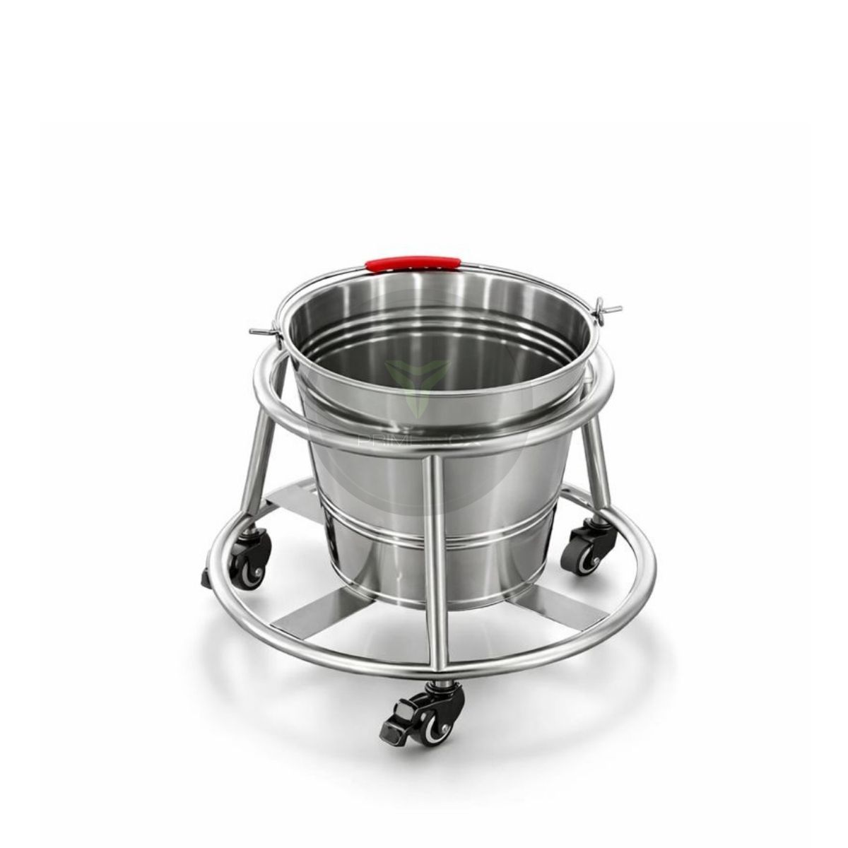 stainless steel kick bucket with stand
