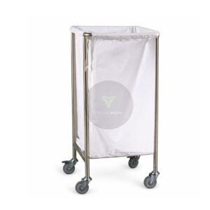 stainless steel single laundry trolley