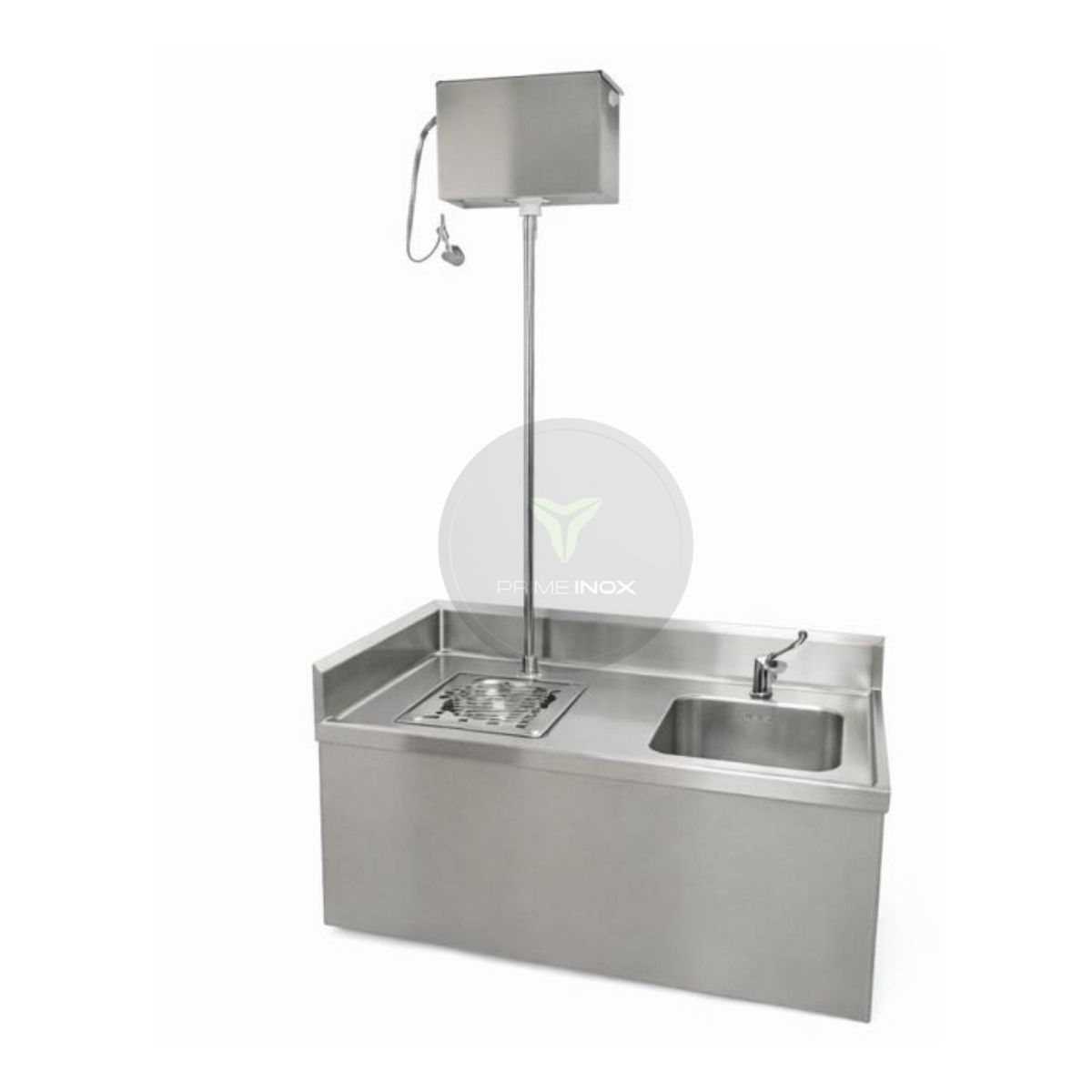 stainless steel slop hopper sluice sink
