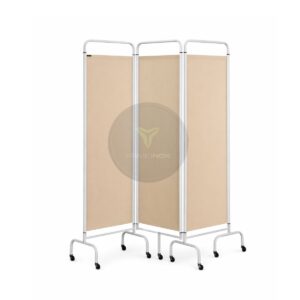 three fold ward screen for hospital patient privacy
