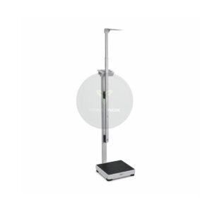 weighing scale with height measure